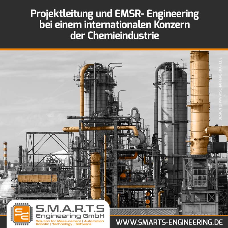 Projektleitung und EMSR- Engineering bei einem internationalen Konzern der Chemieindustrie