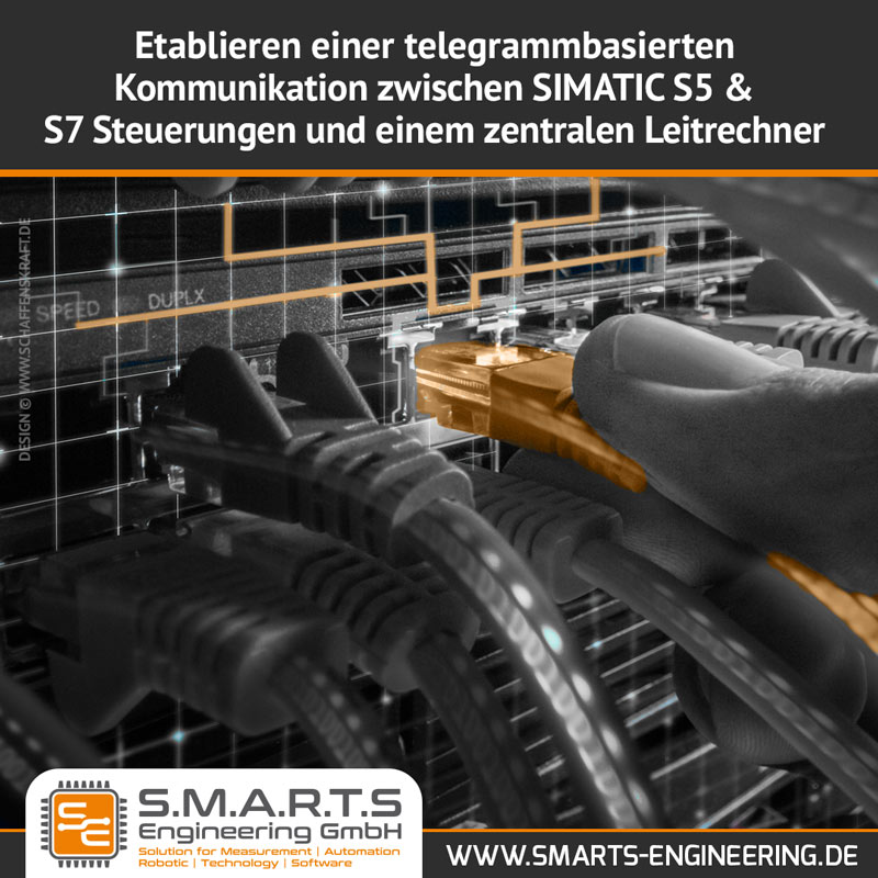 Etablieren einer telegrammbasierten Kommunikation zwischen SIMATIC S5 &S7 Steuerungen und einem zentralen Leitrechner